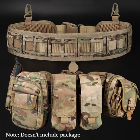 Tactical Waist Belt Water Resistant Adjustable Training Waistband Support For Molle System ► Photo 1/6