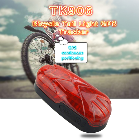 Hidden Bike GPS Tracker Bike light Locator Rastreador Bicycle Tracking Device TK906 Standby 300 Hours Lifetime FREE Platform ► Photo 1/6