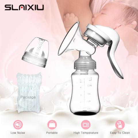 Breast Pump Baby Nipple Manual Suction  Milk Pump Feeding Breasts Pumps Milk Bottle Sucking Postpartum Supplies Accessories ► Photo 1/6