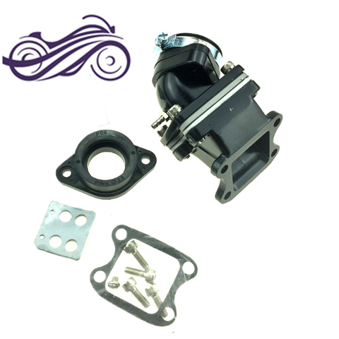 TWH Preto 2 cursos for Honda DIO Carburador intake intake manifold 50 DIO50 AF18 AF27 AF28 PWK rated CVK Made in Taiwan ► Photo 1/6