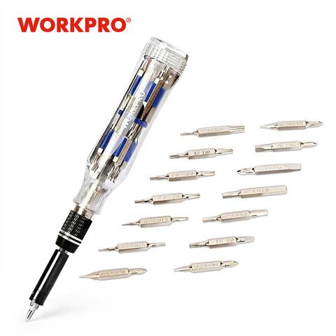 WORKPRO Precision Screwdriver Set 28-in-1 Screwdriver Timepiece Quick Change Mini Screwdriver For Phones Multi Repair Tool Set ► Photo 1/6