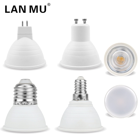 GU10 MR16 E14 E27 Spotlight 6W 220V Led Bulb Beam Angle 24 120 Degree for home Energy Saving indoor Light Bulb for Table Lamp ► Photo 1/6