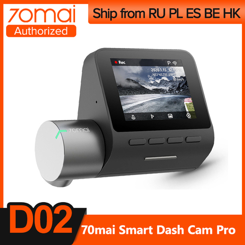 Original 70mai Pro Dash Cam Speed N coordinates 1944P ADAS Car Camera 70MAI Pro Voice Control 24Hours Parking Wifi Car DVR ► Photo 1/6