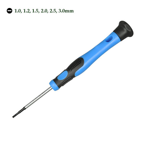 1.0 1.2 1.5 2.0 2.5mm 3.0mm Slotted Screwdriver Precision Flat Head Screwdriver Magnetic Tip Screw Driver Phone Repair Tool ► Photo 1/6