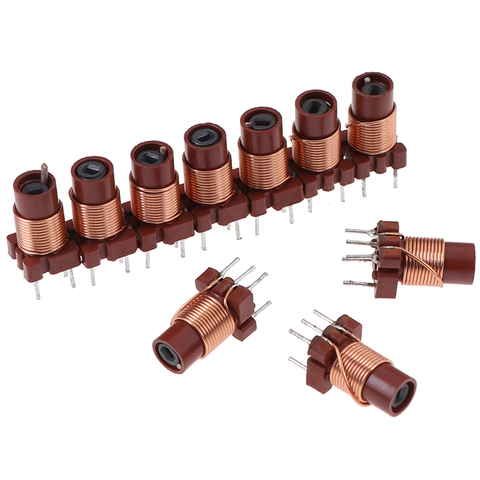 10pcs 12T 0.6uh-1.7uh Adjustable High-Frequency Ferrite Core Inductor ► Photo 1/6