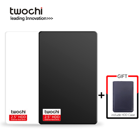 TWOCHI A1 USB3.0 2.5'' External Hard Drive 80GB 120GB 160GB 250GB 320GB 500GB Storage Portable HDD Disk Plug and Play for PC/Mac ► Photo 1/6