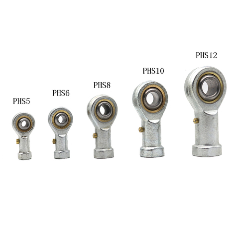 1PCS PHS8 M8 8mm 5mm 6mm 10mm 12mm 14mm Metric Fish Eye Rod Ends Bearing Female Thread Ball Joint Right Hand ► Photo 1/6