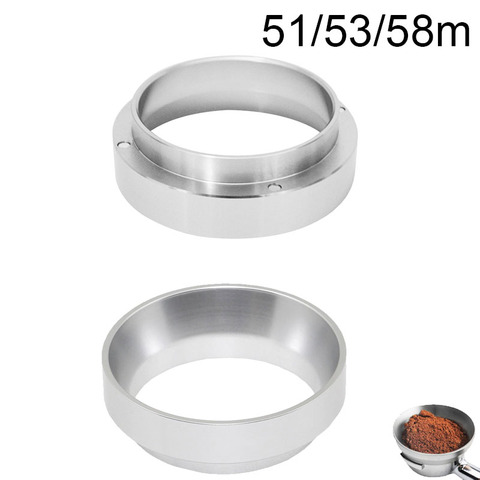 IYouNice 51mm/53mm/54mm/58mm Aluminum Intelligent Dosing Ring Brewing Bowl Coffee Powder Espresso Barista Funnel Portafilte ► Photo 1/6