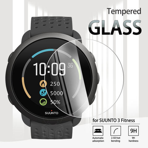 SUUNTO 3 Fitness Tempered Glass Screen Protector For SUUNTO 3 Fitness Smart Watch Explosion-proof Anti-Scratch Transparent Film ► Photo 1/6