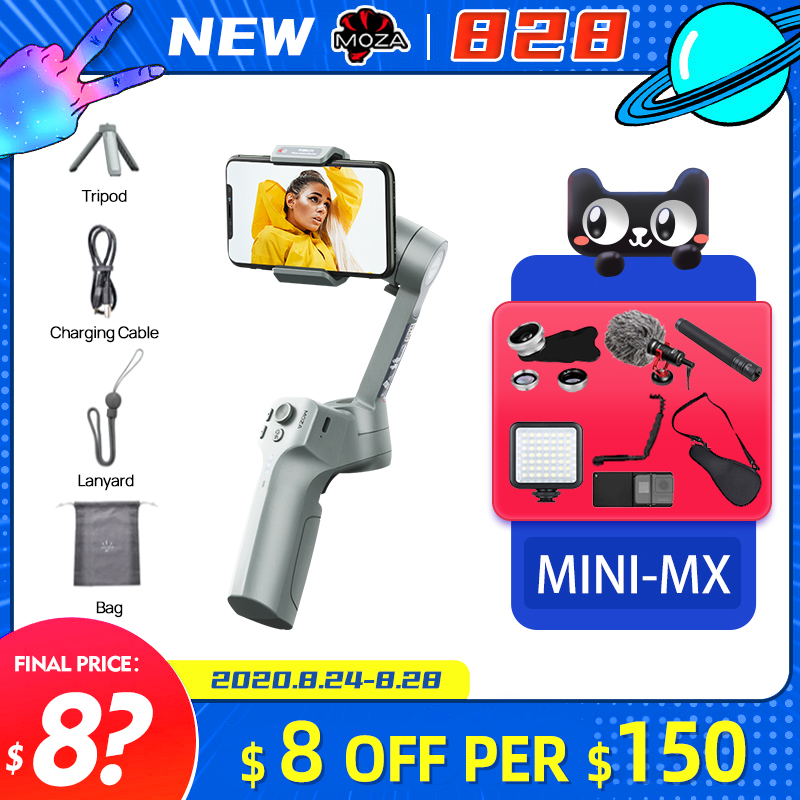 Moza Mini MX 3-Axis Handheld Gimbal Smartphone for iphone 8 x vs dji osmo 3 Snoppa Atom zhiyun 4 - Price history & | AliExpress Seller - COOG TECH Store | Alitools.io