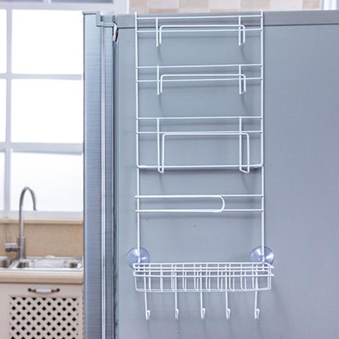 Over Door Freezer Storage Rack Hanging Holder basket Kitchen refrigerator organizer Home Spice Organizer Pantry Holder Shelf ► Photo 1/6