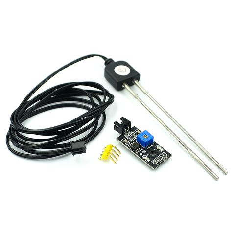  Soil Moisture Sensor and Soil Detector Module Soil Moisture Test Soil Humidity Test Corrosion Resistance Probe for Arduino ► Photo 1/4