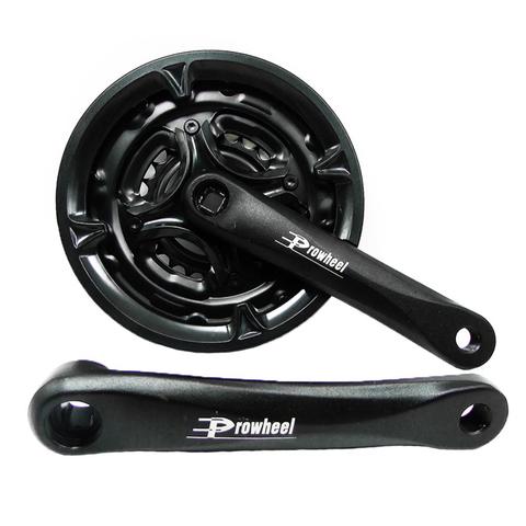 PROWHEEL 24-34-42T 170mm MTB Bicycle Crankset Hollow Tooth Plate 7/8/9 Speed Aluminum alloy Bike Crank Set Sprocket chain wheel ► Photo 1/6