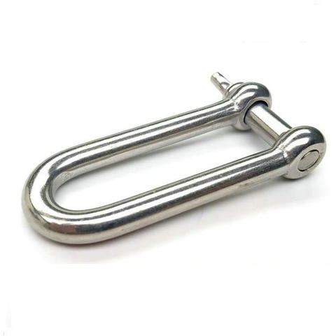 HQ LD01 M4-M16 All Sizes AISI304 Long Straight D Shackle Stainless Steel  Anchor Shackle Chain Wire Rope Connector ► Photo 1/6