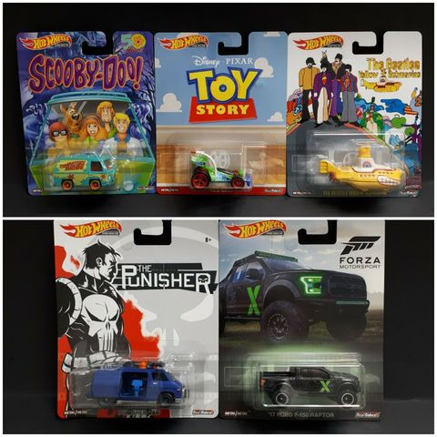 HOT WHEELS 1/64 FORD F-150 RAPTOR &PUNISHER VAN&TOY STORY RC CAR&MYSTERY MACHINE&THE BEATLES YELLOW SUBMARINE Collection car ► Photo 1/4