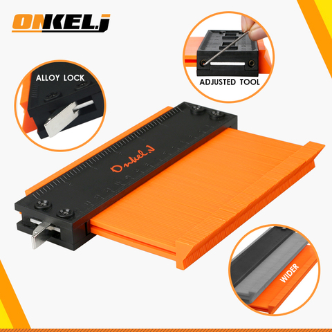 ONKEL.J 5/6/10 Inch Contour Gauge Plastic Profile Copy Measuring Contour Gauge Tiling Laminate Tiles Edge Shaping Measure Ruler ► Photo 1/6