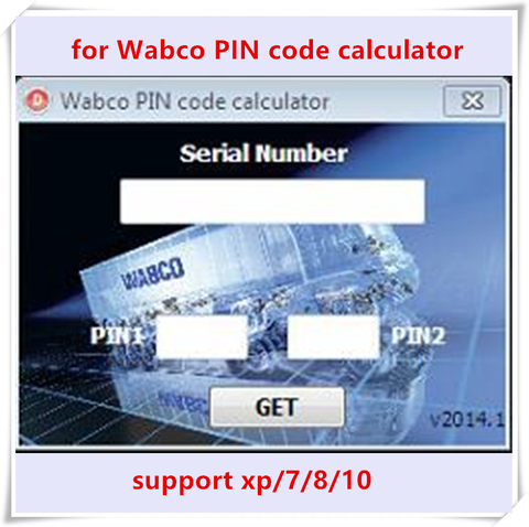 Hot Sell for Wabco PIN Code Calculator PIN1/PIN2 Activator Keygen Diagnostic Software send by link ► Photo 1/3