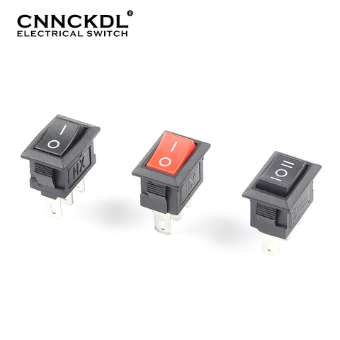 10 Pcs/Lot KCD11 3 Pin 10X15mm Snap-in Push Button Switch 3A/250V Mini SPST 2/3 Position Boat Rocker Power Switches ► Photo 1/5