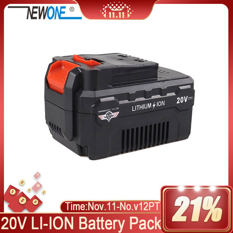 NEWONE 16V Lithium Battery 2000mAh/4000mAh compatible with drill, angle grinder, polisher, reciprocating saw, oscillating tool ► Photo 1/1