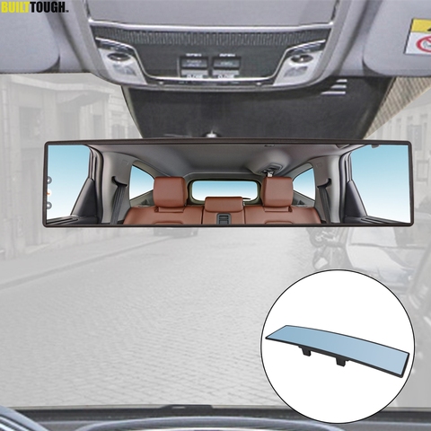 Universal Car Mirror Interior Rearview Mirrors Auto Rear View Mirror Anti-glare Wide-angle Surface Blue Mirror Auto Accessories ► Photo 1/6