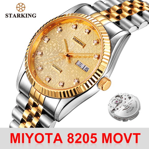 STARKING Top Brand Luxury Men Mechanical Watch Miyota Movt Stainless Steel Wristwatch Sapphire Automatic Self-wind Mens Watches ► Photo 1/6