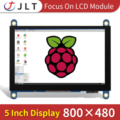 JLT 5 inch Monitor HDMI 800 x 480 Capacitive Touch Screen LCD Display for Raspberry Pi 4 3B+/ PC/Banana Pi ► Photo 1/6