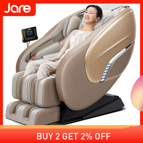 Jare X8 Display Lcd Remote Control Luxury 4D Foot Spa Factory Price Kneading Shiatsu Blue-Tooth Full Body Massage Chair ► Photo 1/6