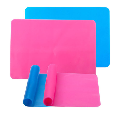 1PCS Safe Silicone Workbenches epoxy resin molds Accessories for epoxy Jewelry Making Supplies blue&rose color ► Photo 1/6