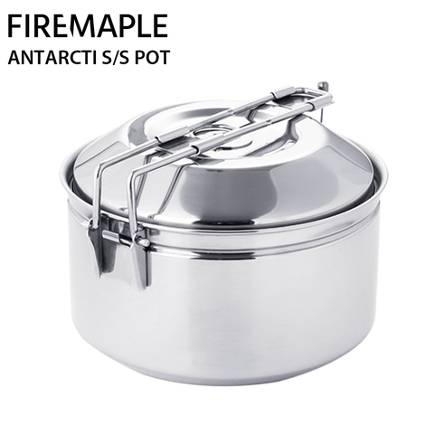Fire Maple Antarcti Stainless Steel Cooking Pot Outdoor Foldable Camping Cookware S304 1L 402g ► Photo 1/6
