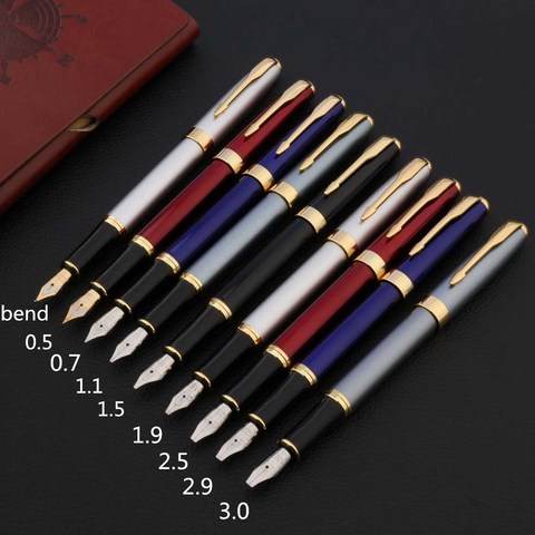 2022 High Quality 336 metal Fountain Pen parallel Financial Various Nibs Office Student Stationery Supplies Ink Pens ► Photo 1/6