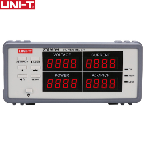 UNI-T UTE1010A True RMS Voltage Current Analyzer Digital Power Meter Electrical Parameter Tester Power Range 3000W 4 Displays ► Photo 1/6