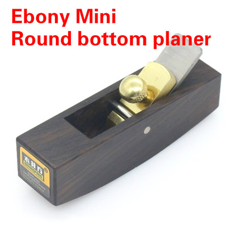 DIY Mini Hand Planes High Quality Steel Round bottom planer Carpentry Carpenter Ebony Joinery Woodwork Tools 1 Pcs Hand Planerg ► Photo 1/4