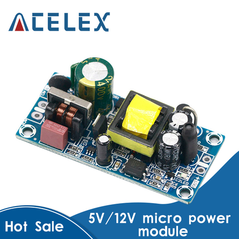 AC-DC 5V2A 10W Switching Power Supply Module Bare Circuit 85-264V to 5V 2A Board for Replace/Repair 12V1A ► Photo 1/6