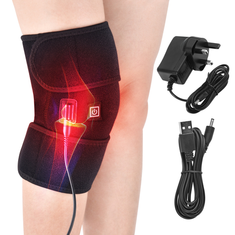 Winter Heating Knee Pad Pain Relieve Knee Heating Joint Heated Therapy Arthritis Knee Support Brace Heat Knee Strap Drop Ship ► Photo 1/6