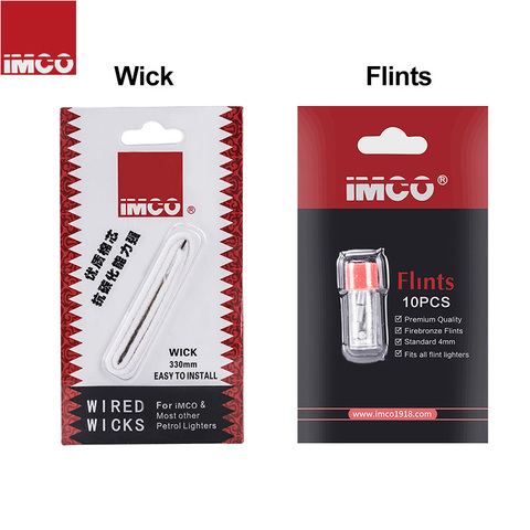 Lighters IMCO Flints and Wicks for The Cigarette Lighter Any Oil Petrol ► Photo 1/3