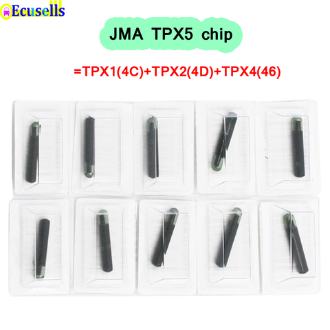 5PCS/10PCS Transponder Chip cloner TPX5 3 In 1 (Include TPX1 TPX2 TPX4) for JMA TPX5 GLASS CHIP ► Photo 1/6