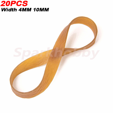 20PCS Width 4MM 10MM Model Rubber Band Elastic Rring For Fixing Airplane Wing Battery Toy Accessories/technology Model Parts ► Photo 1/6