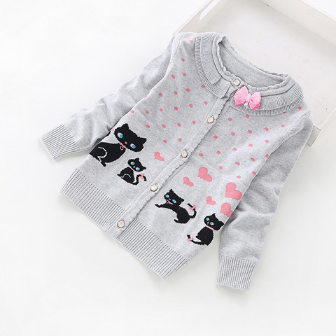 2022 spring fashion girls cardigans children sweaters 3-14 children knit sweater cardugans ► Photo 1/4