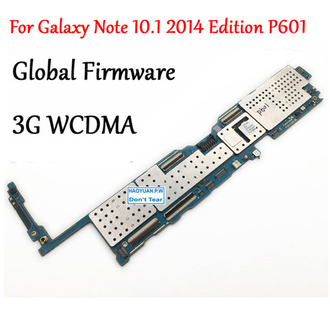 Tested Full Work Unlock Motherboard For Samsung Galaxy Note 10.1 2014 Edition P601 SM-P601 WCDMA Logic Circuit Electronic Panel ► Photo 1/3