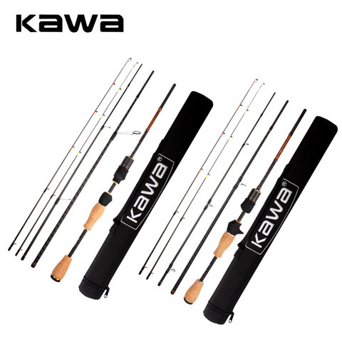 KAWA Fishing Rod Super Light Soft Rod 1.89m 4 Sections Double Top Sections Portable For Fishing High Quality And Classical Rod ► Photo 1/6