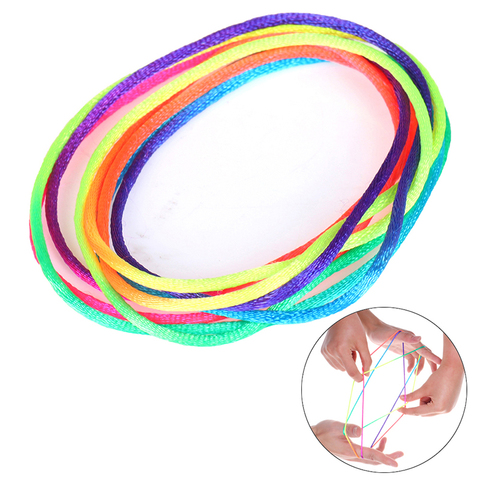 Rainbow Color Fumble Finger Thread Rope String Game Developmental Toy Puzzle Educational Game for Children Kids ► Photo 1/5