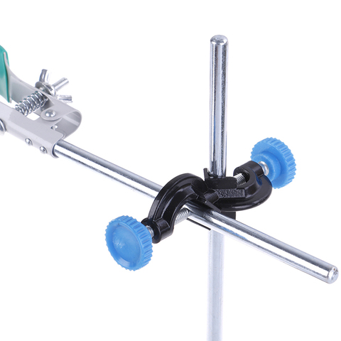 New Lab Stands Double Top Wire Clamps Holder Metal Grip Supports Right Angle Clip ► Photo 1/6