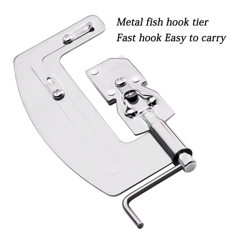 Semi Automatic Fishing Hooks Line Tier Machine Portable Stainless Steel Fish Hook Line Knotter Tying Binding Fishing Tackle ► Photo 1/6