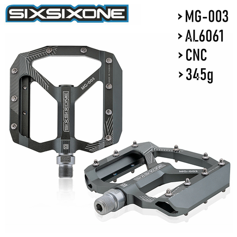 SIXSIXONE MG-03 Mountain Bike Pedals Cycling Aluminium Alloy, MTB Pedal, a pair 345g ► Photo 1/5