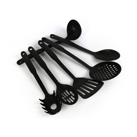 Kitchen Utensil Set 6pcs Nylon Spoons-Stick and Heat Resistant Cooking Utensils Set, Kitchen Cookware Set - Kitchen Tool Set