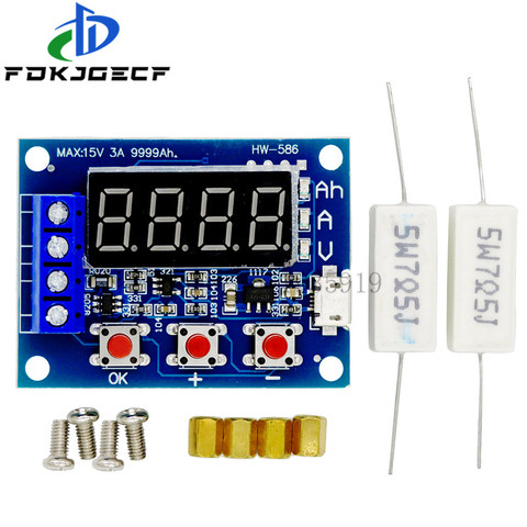 ZB2L3 Battery Tester LED Digital Display 18650 Lithium Battery Power Supply Test Resistance Lead-acid Capacity Discharge Meter ► Photo 1/4