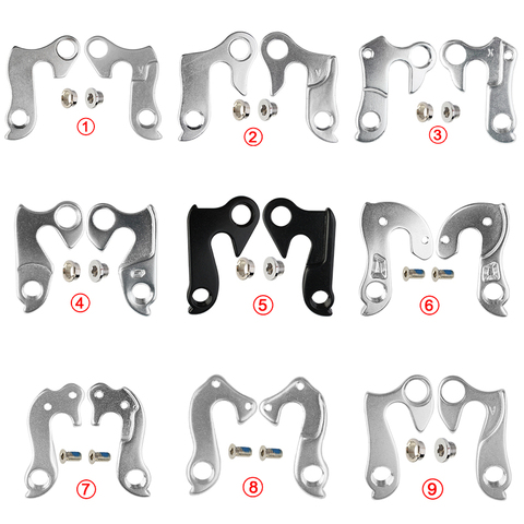 1-40 Number Universal MTB Road Bicycle Bike Alloy Rear Derailleur Hanger Racing Cycling Mountain Frame Gear Tail Hook Parts ► Photo 1/6