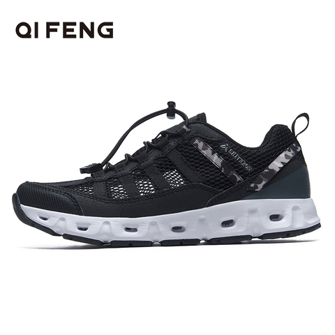 2022 Summer Sneakers Men Outdoor Beach Shoes Women Aqua Travelling Breathable Light  Hiking Shoes Water Sports Training Footwear ► Photo 1/6