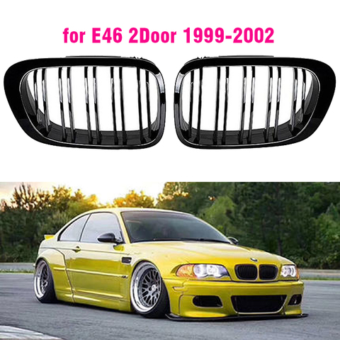 Front Kidney Grill for BMW 3 Series 1999-2001 E46 M3 323 i/is 325Ci 328 i/is/Ci 330Ci 2 Doors Grilles ► Photo 1/4