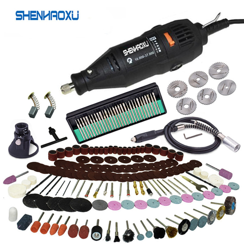 110V~230V Home Diy Mini Electric Drill Engraver Grinder Dremel Rotary Tool With 192pcs Accessories Drilling Machine Power Tool ► Photo 1/6